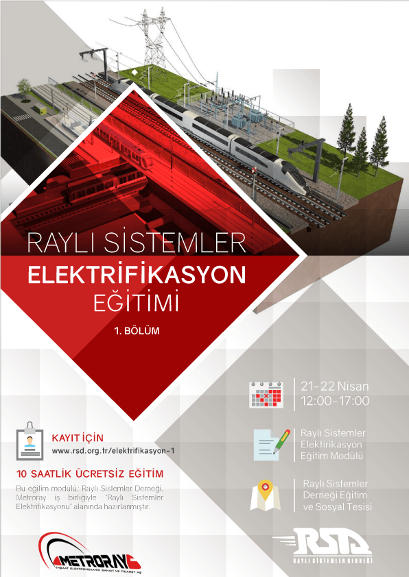 Raylı Sistemler Elektrifikasyon Eğitim Modülü Kayıtları Başladı!